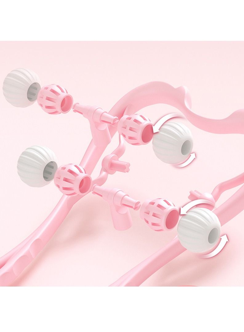 DubaiGallery Dual Trigger Therapy Neck Shoulder Massager Self Massage Tool Relieve Hand Pressure Deep Massage - Image 3