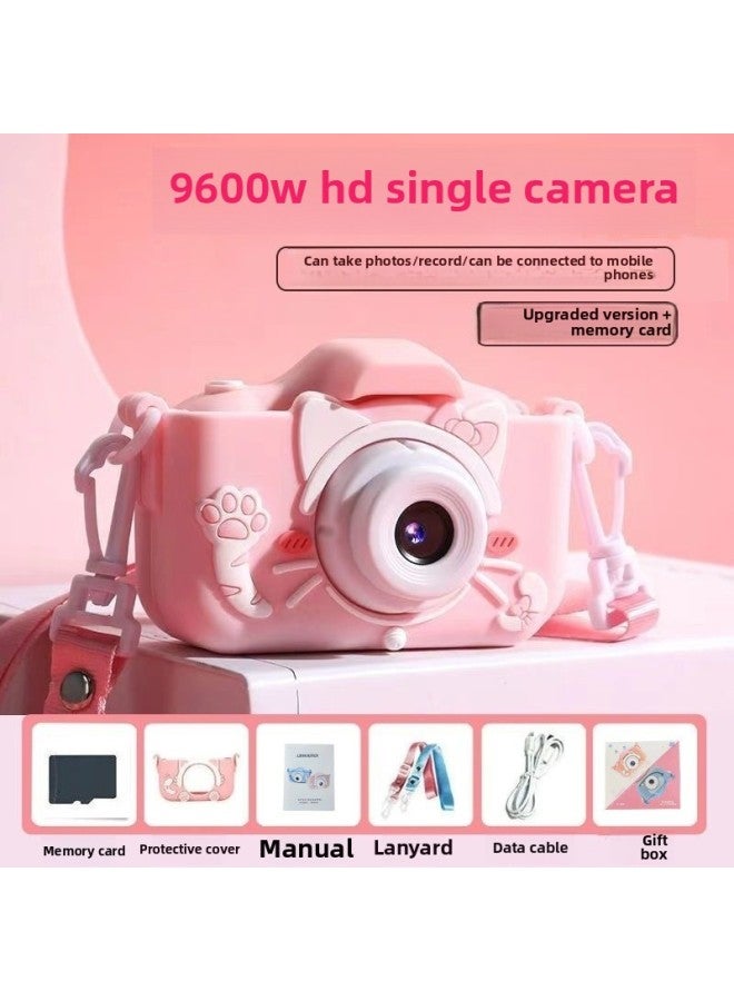 Generic [1257 People Praise] Children's Camera HD Photographable Video Campus Multifunctional Intelligence Development Charging-Body Color:Gift Box [innocent Blue] + Memory Card + Protective Case  - Image 3