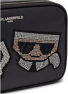 Karl Lagerfeld Paris Karl Lagerfeld Maybelle Double Zip Charm Crossbody  - Image 2