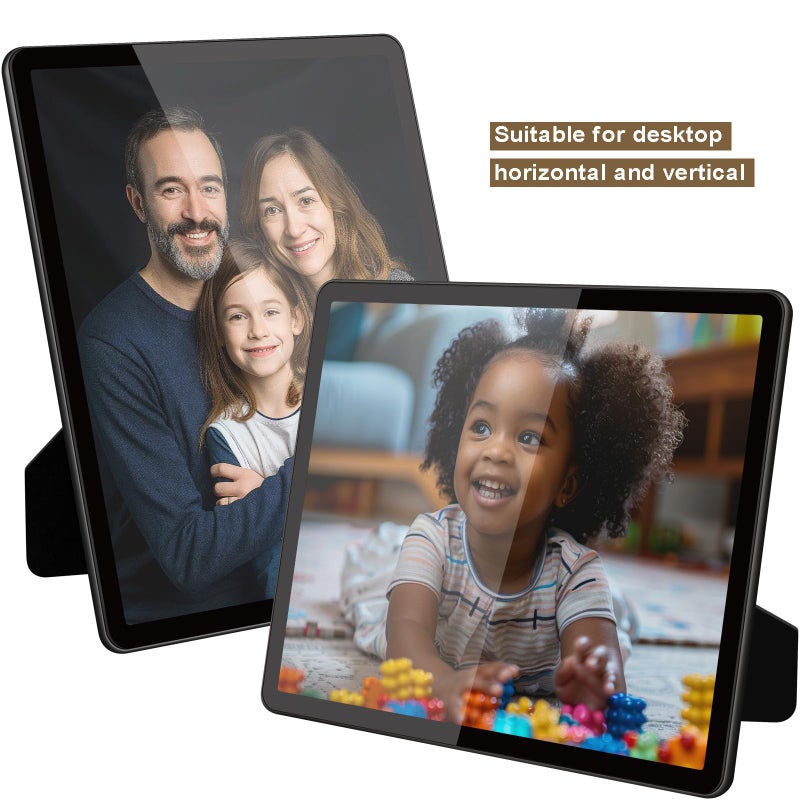Bluesun Picture Frames 8x10 Black for Wall Hanging or Tabletop - 8 by10 Glass Frame Great for Vertical and Horizontal  Birthday Gifts for Men Boyfriend Dad Boss Loved Ones (8x10  Black) - Image 2
