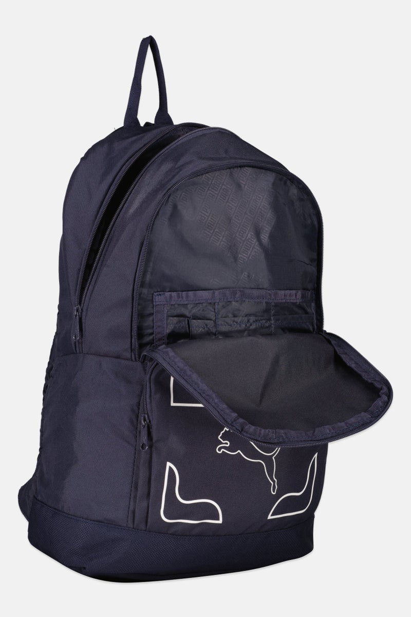 PUMA حقيبة ظهر للرجال بشعار العلامة التجارية، كحلي - Image 3