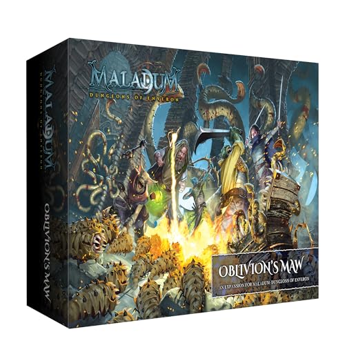 Battle Systems Maladum Oblivions Maw Expansion Fantasy Dungeon Crawler Game Immersive Terrain Solo Coop and Adversarial Play - Image 1