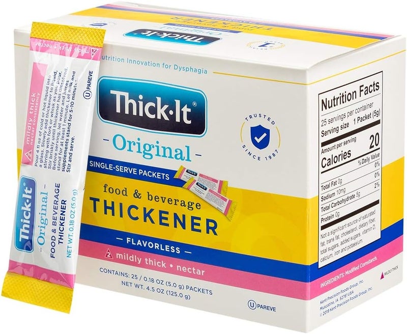 Thick-It Original Food & Beverage Thickener - Mildly Thick Single-Serve Packets for Dysphagia, 200 Pack - Image 4