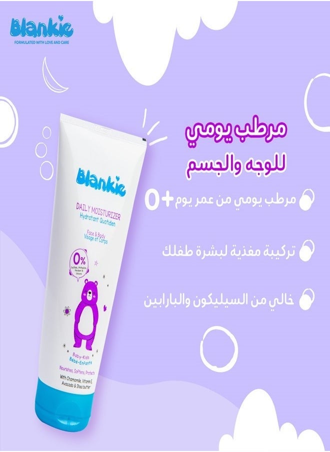 Blankie Baby & Kids Daily Moisturizer For Face & Body 150ml  - Image 3