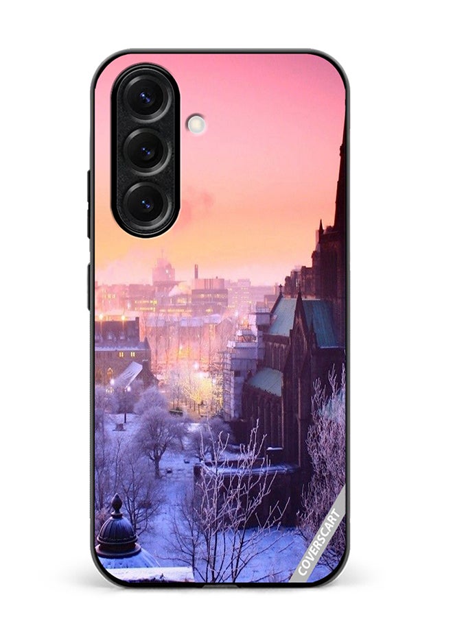 Protective Case Cover For Samsung Galaxy S25 Quebec Winter Design Multicolour