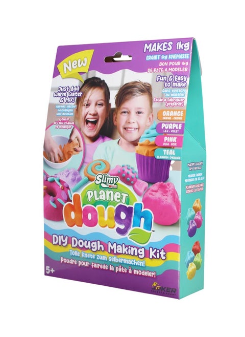 Planet Dough DIY Dough Making Kit 4 Colors with Tools 1kg