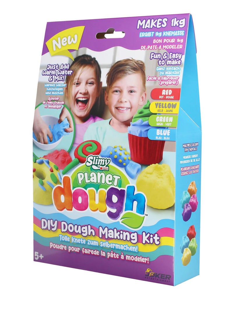 Planet Dough DIY Dough Making Kit 4 Colors with Tools 1kg