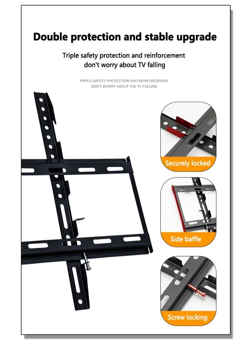 FlashHawk Tilt Wall Mount TV Stand for 26-63 inch LED LCD OLED Screens TV  - Image 5
