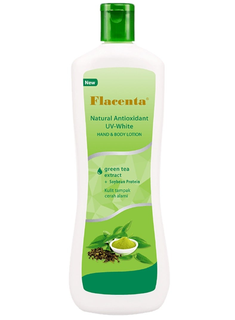 Natural Antioxidant UV-White Hand And Body Lotion Green Tea Extract 500 ml