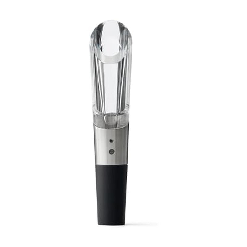 Rabbit W6127 Wine Aerator and Pourer, Clear and Stainless Steel Design, Easy to Use for Enhancing Wine Flavor and Smooth Pouring - Image 1