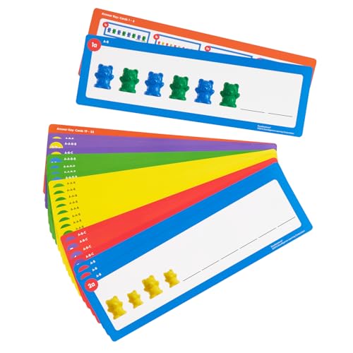 Excellerations Counting Bear Pattern Cards - Set of 25 (Item # BEARPAT) - Image 1