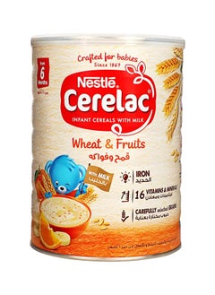 Cerelac Cerelac Wheat and Fruits Infant Cereal, From 6 Months, 400 g  - Image 1