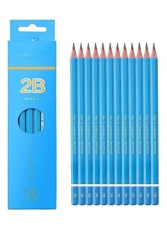 Y&D Sketch Pencils for Drawing 2B, 12 Pcs Professional Art Shading  - Image 1