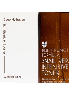 MIZON Snail Repair Intensive Toner 100ml, Moisturizer, Wrinkle-Care, Safe Formula For Dry Skin, Without Sticky Feeling  - Image 2