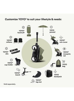STOKKE Yoyo 6+ Color Pack Olive, Stylish Color Pack For Yoyo 6+ In Olive  - Image 3