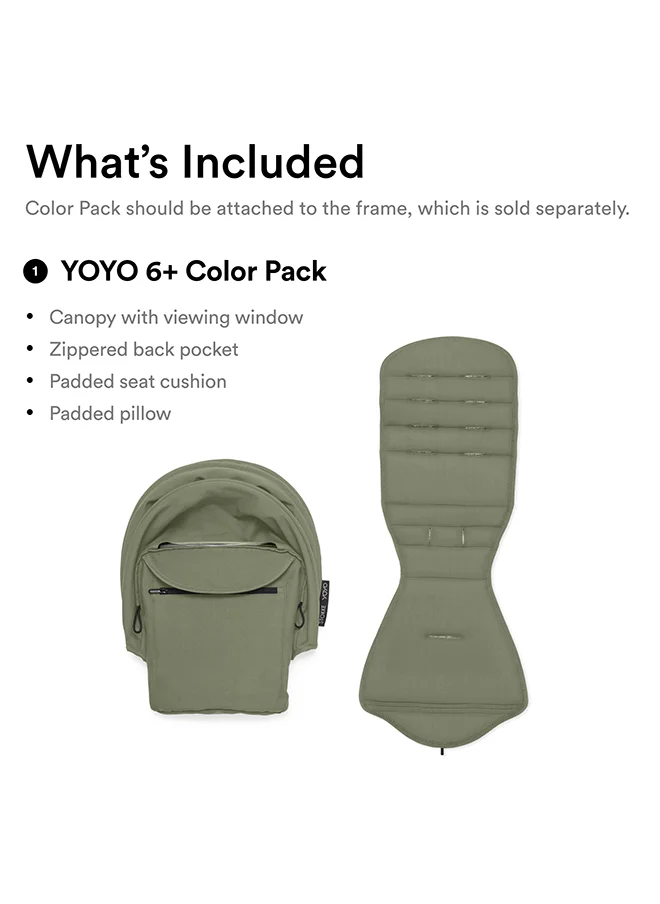 ستوك Yoyo 6+ Color Pack Olive, Stylish Color Pack For Yoyo 6+ In Olive