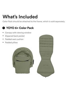 STOKKE Yoyo 6+ Color Pack Olive, Stylish Color Pack For Yoyo 6+ In Olive  - Image 2
