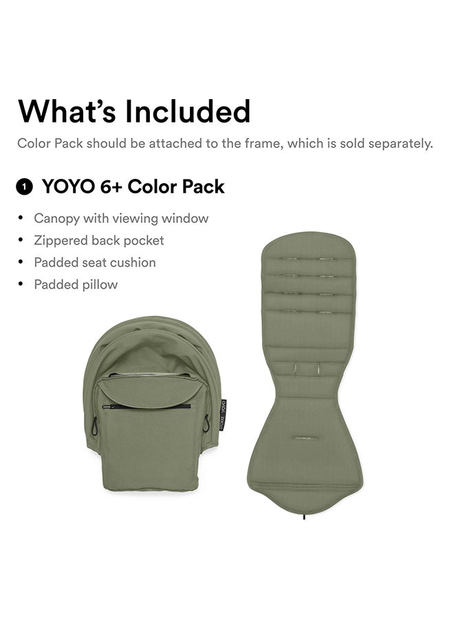 STOKKE - Yoyo 6+ Color Pack Olive, Stylish Color Pack For Yoyo 6+ In Olive - Image 1