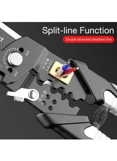 DVIJISHA Dvijisha Wire Stripper and Cutter Pliers Tools For Electrician 25in1 Multifunctional Wire Stripping Cutting and Crimping with Splitting and Winding Stainless Steel Hand Tool Pliers Wrench  - Image 4