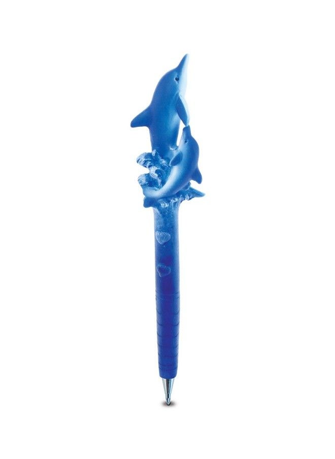 Puzzled Planet Pens Dolphin & Calf Novelty Pen Cute & Unique Kids & Adults Office Supplies Ballpoint Pen Colorful Sea Life Writing Pen Instrument For School & Office  - Image 2