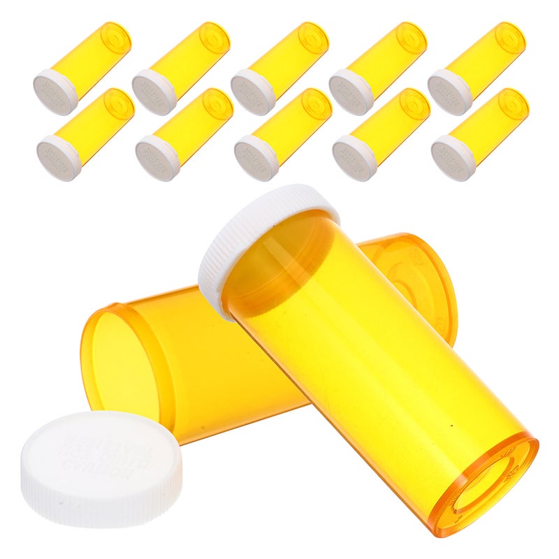 Pcs Empty Bottle With Caps Small Travel Vials Clear Case Organizer For Home Travel Orange - Image 4