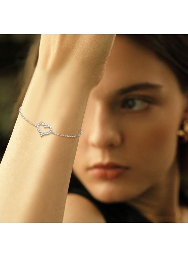 KUYING Mosang Stone Light Luxury High End Versatile Bracelet - Image 2