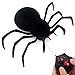 Tipmant RC Spider Remote Control Tarantula Realistic Animal Crawlers Scary Kids Halloween Christmas Prank Gag Toys Birthday Gifts Black Hair - Image 3