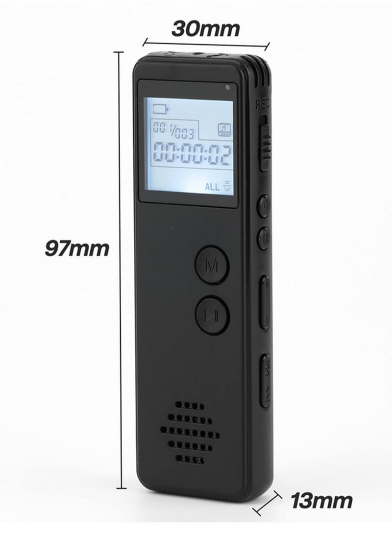 Generic Digital Voice Recorder Long Distance Audio Recording MP3 Dictaphone with Noise Reduction One Key Recording MP3 WAV Record Player 128Kbps Clear Sound Quality SK-299  - Image 3