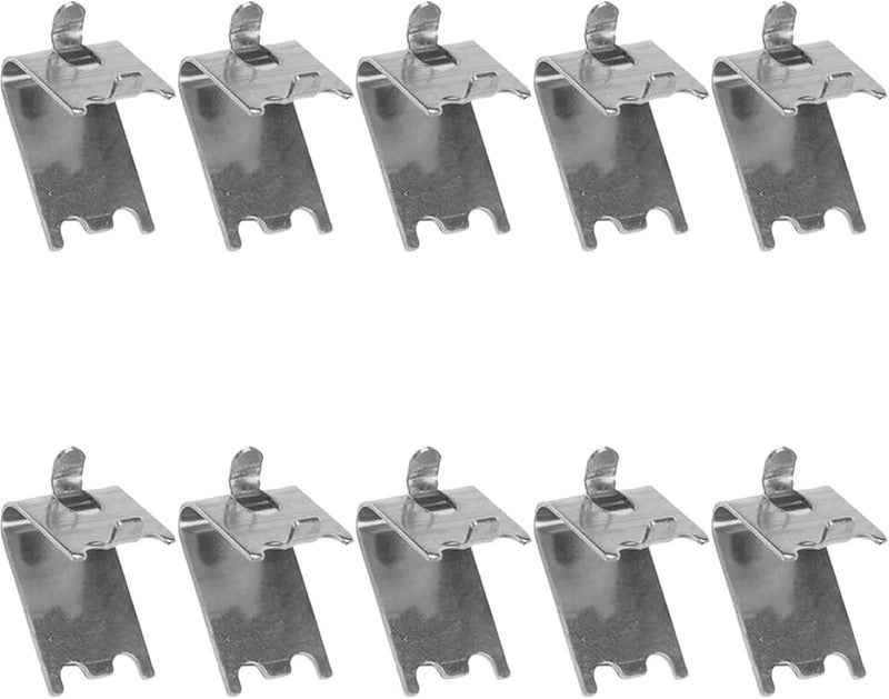 مشابك رف الثلاجة من الفولاذ المقاوم للصدأ 20 قطعة، خطافات رف الفريزر متينة، مشابك زجاجية - Image 5