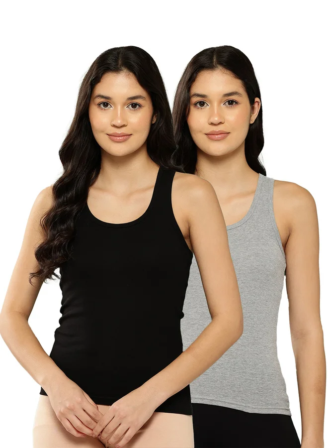 ليدينغ ليدي Leading Lady Pack of 2 - Solid Non Padded Cotton Camisole