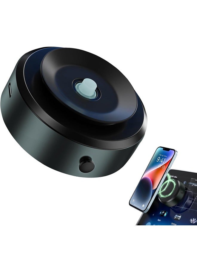 PADOM Magnetic Suction Phone Mount, Magnetic Cell Phone Holder for Car, Suction Cup Car Phone Holder, Suitable for Car/Mirror/Gym/Kitchen Smooth Surface, Compatible with iPhone & Android - Image 2