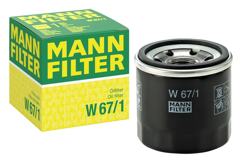 MANNFILTER W 671 SpinOn Oil Filter Compatible With Infiniti Subaru Mazda and Nissan models