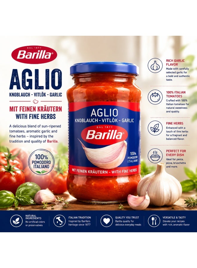 Barilla Aglio Olio e Peperoncino Sauce 400g - Image 4