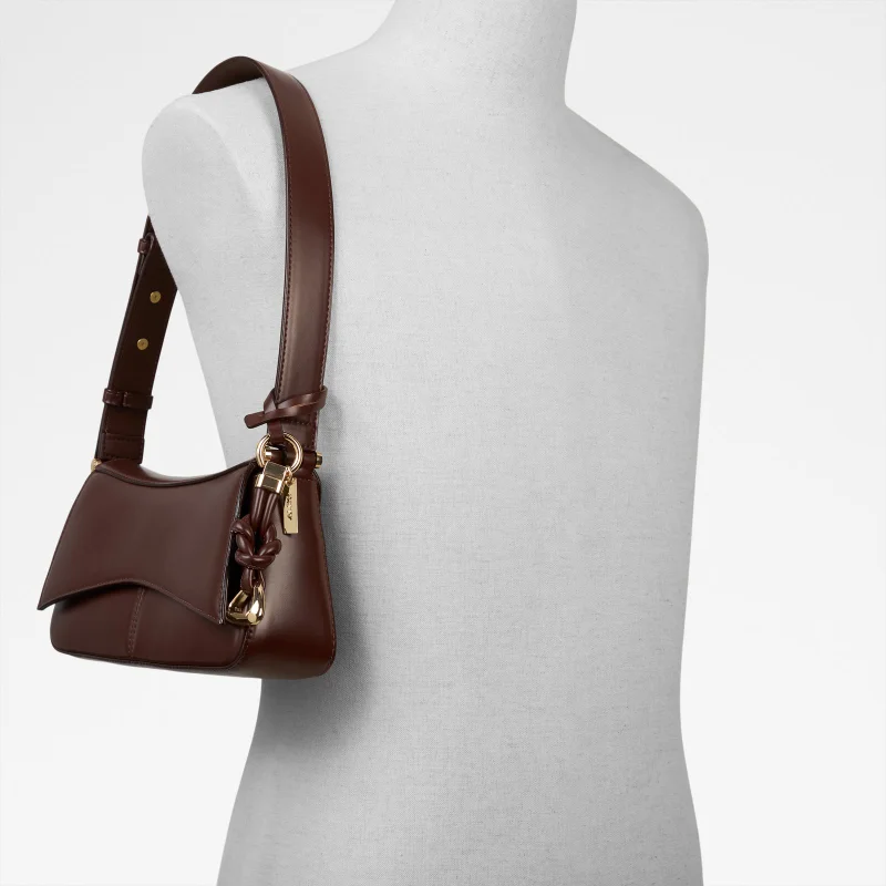 Aldo  Aldo Womens Brown Magnetic Snap Sling Bag for Women | Best Price UAE