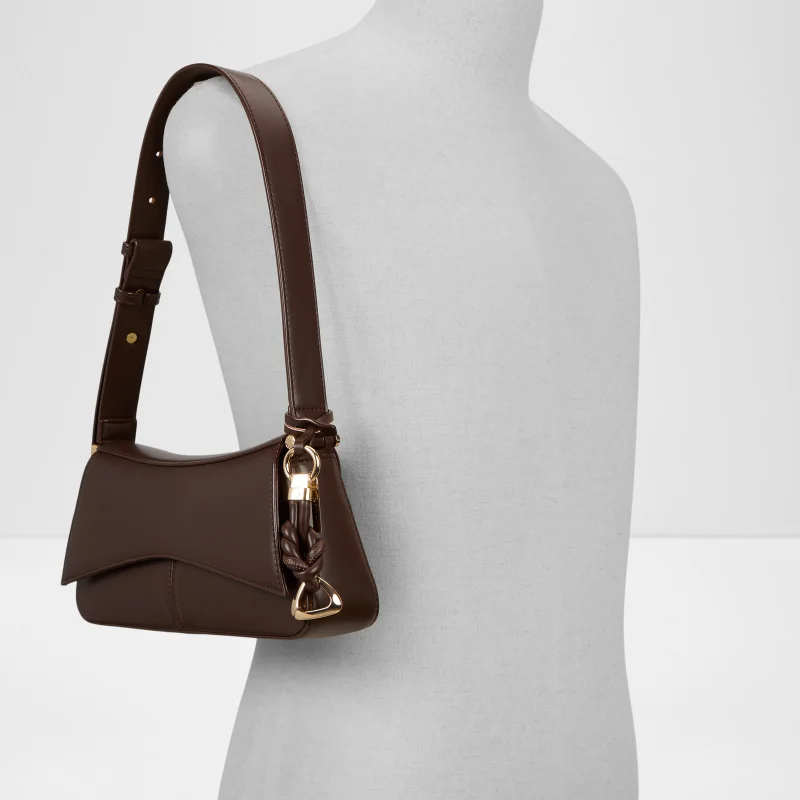 Aldo  Aldo Womens Brown Magnetic Snap Sling Bag for Women | Best Price UAE