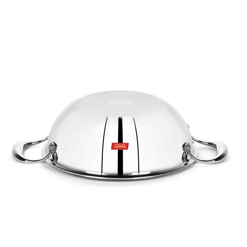 Sumeet Cook Smart TriPly Steel-Aluminium-Steel - 3 Layers Kadhai - 1.1 LTR - 18Cm - Image 5