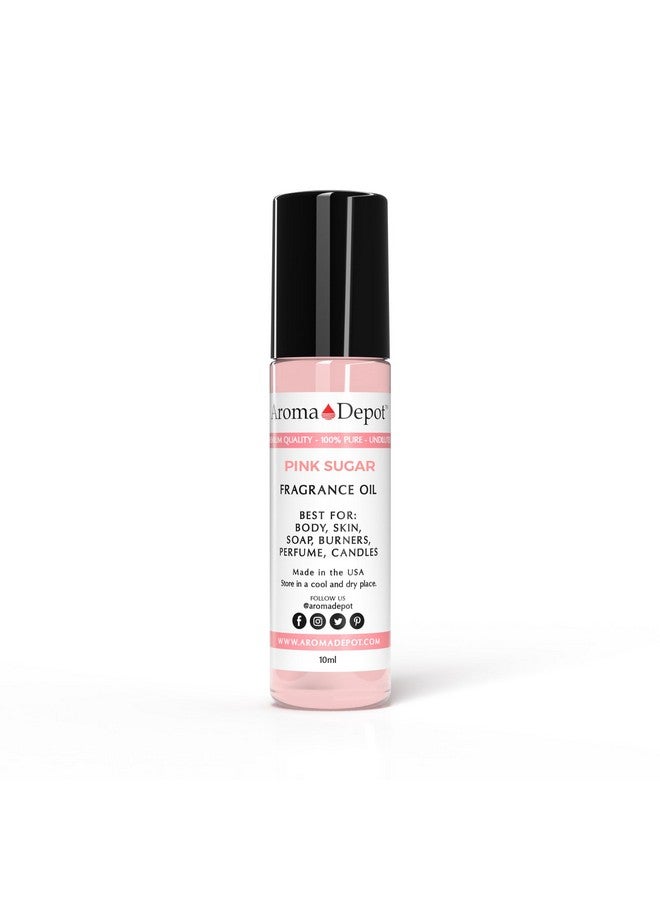 آروما ديبوت عطر رول أون من Pink Sugar 10 مل / 0.033 أونصة سائلة I زيت للبشرة I تفسيرنا للجودة الممتازة I غير مقطوع I زيت عطري I آمن على البشرة I أضف رائحة إلى مشاريعك اليدوية - Image 1