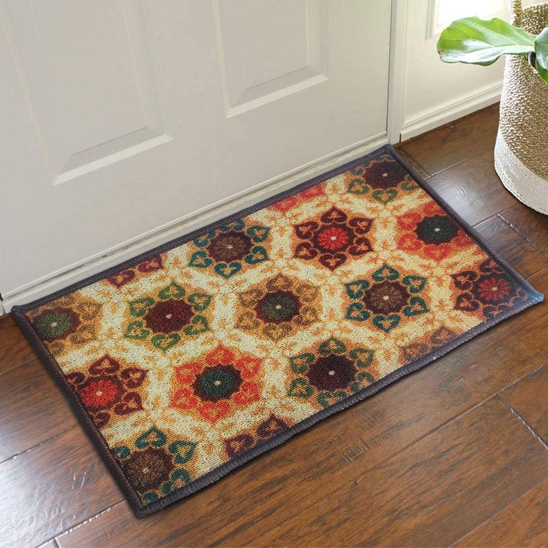 Status Contract Status Floor Door Mats in Home Decor Soft Kitchen Living Area Bathroom Office Entrance Non-Slip Washable Dirt Trapper (38x 58 cm) - Image 1