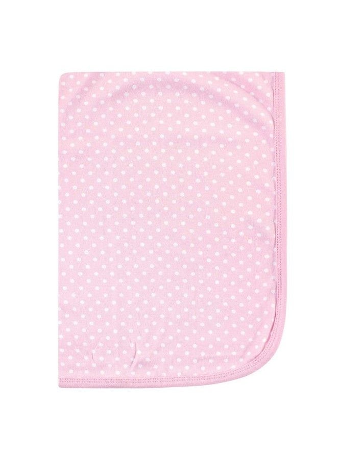 Luvable Friends - Unisex Baby Cotton Swaddle Blanket Floral One Size - Image 1
