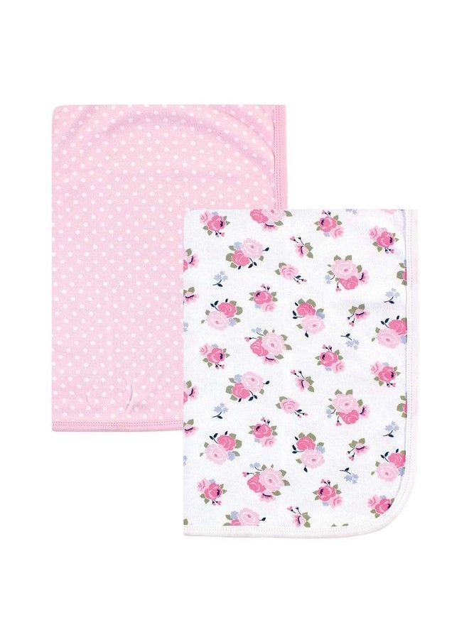 Luvable Friends - Unisex Baby Cotton Swaddle Blanket Floral One Size - Image 1