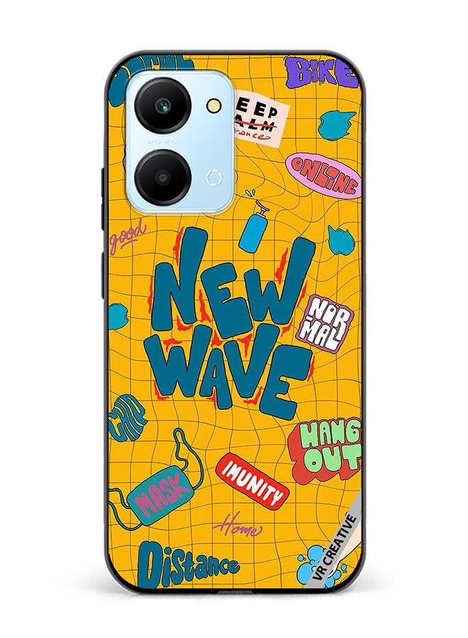 VR CREATIVE Protective Case Cover For Honor Play7T Multiple Logo Design  Multicolour - Image 1