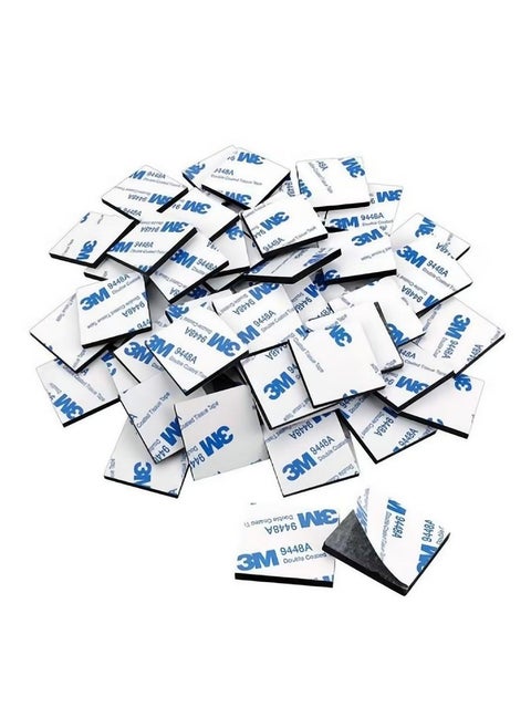 50 Pack Square Double Sided Foam Adhesive Tape Black, Eva foam double-sided adhesive, foam foam nail free adhesive, double sided foam pads