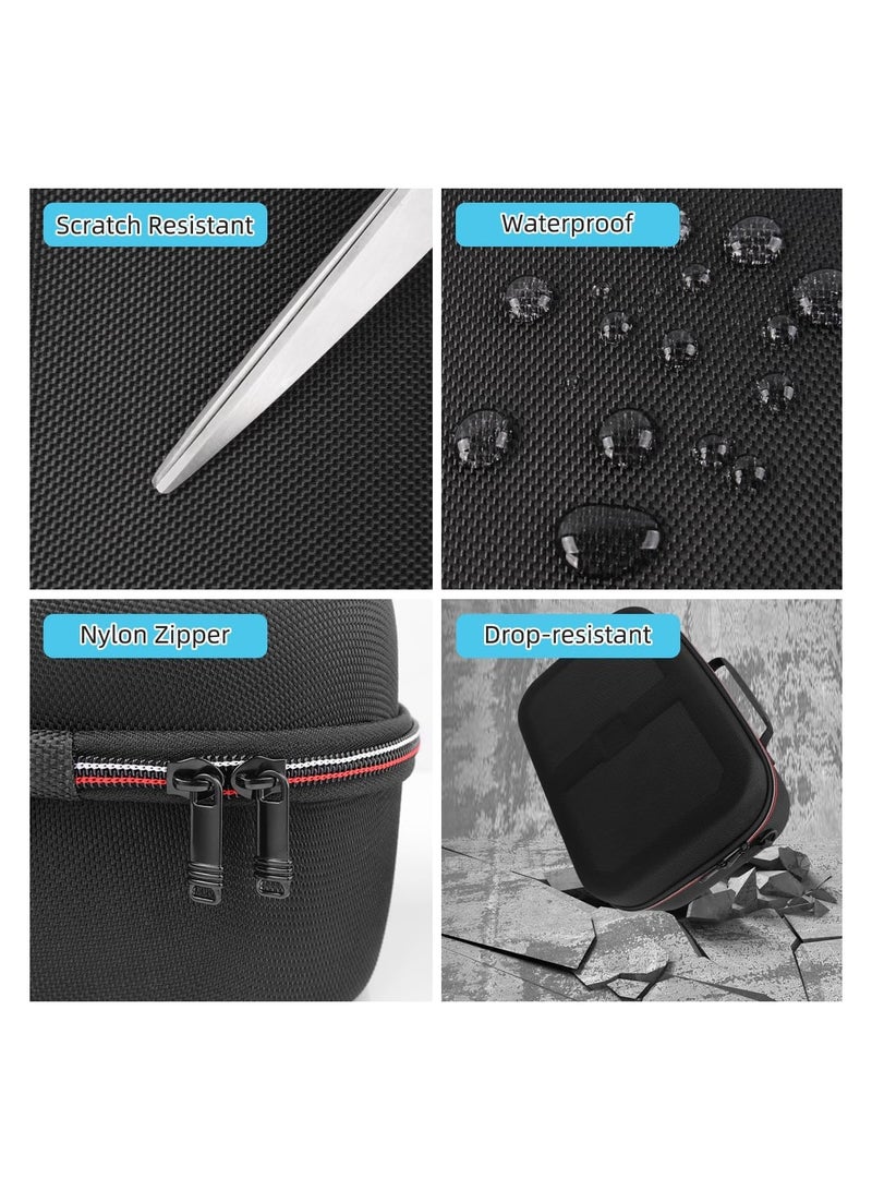 Storage Case Compatible with Switch/Switch OLED, Portable Travel All Protective Hard Messenger Bag, Soft Lining 18 Games Carrying Case for Switch Console Pro Controller & Accessories