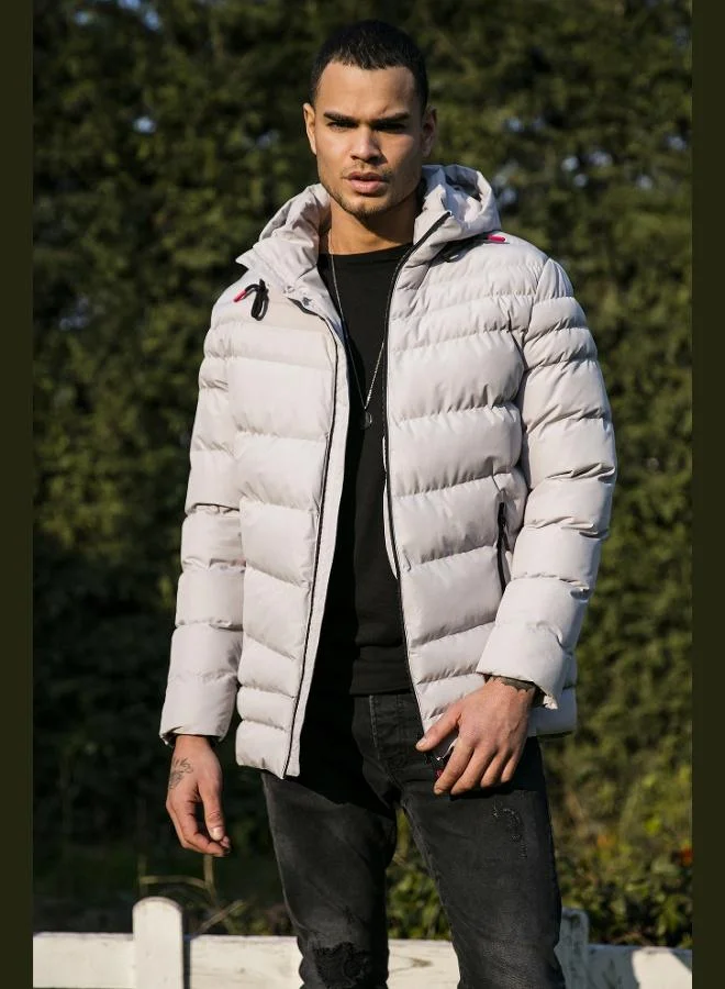 Buratti  Buratti Slim Fit Hooded Jacket with Pockets Men's Jacket 6274818 for Men | Best Price UAE