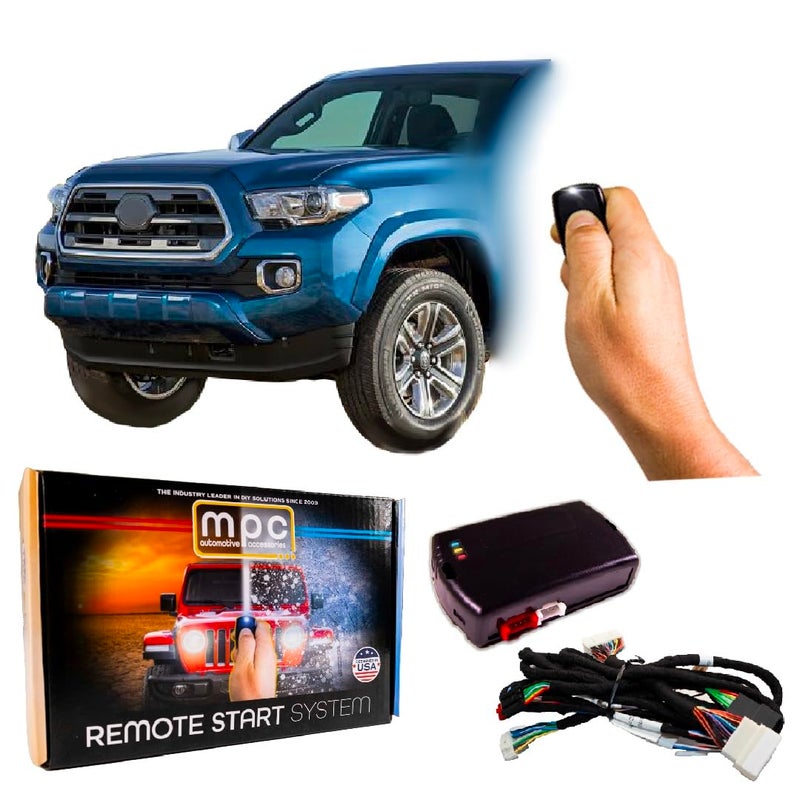 MPC Remote Starter Compatible with 20162019 Toyota Tacoma 100 Plug N Play Press OEM Key Fob 3X Lock to Start Push to Start Gas USA Tech Support