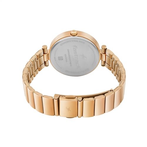 Fastrack MetaWe Quartz Analog Rosegold Dial Rosegold Stainless Steel Strap for Women - Image 2