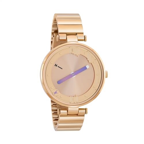 Fastrack MetaWe Quartz Analog Rosegold Dial Rosegold Stainless Steel Strap for Women - Image 1