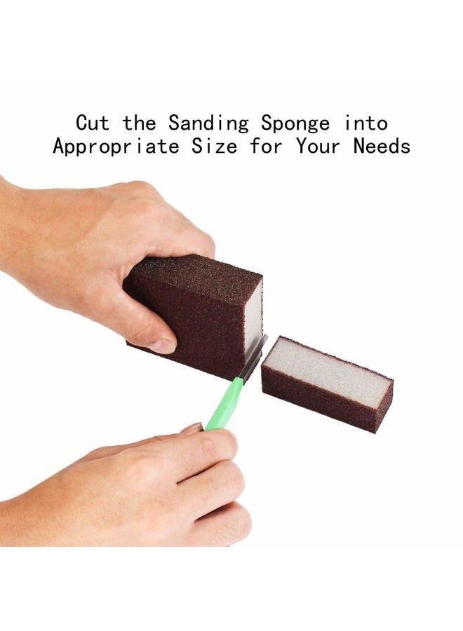 Yaromo Sanding Sponge for Epoxy Glitter Tumblers, 4 Pack Epoxy Grinding Blocks Apply to Remove Smudges and Bumps, Superfine Epoxy Refinishing Papers for Making Glitter Tumbler Cups - Image 2