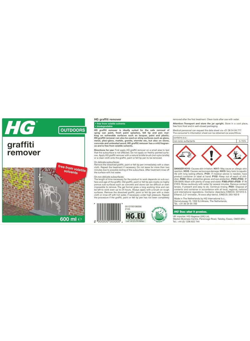 HG Graffiti Remover 600 ML - Image 2