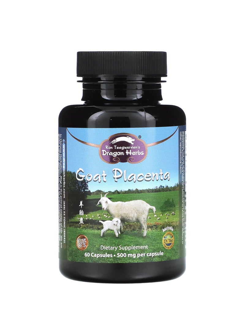 Goat Placenta, 500 mg, 60 Capsules